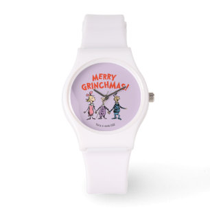 Reloj De Pulsera Quienes se dan la mano Feliz Grinchmas