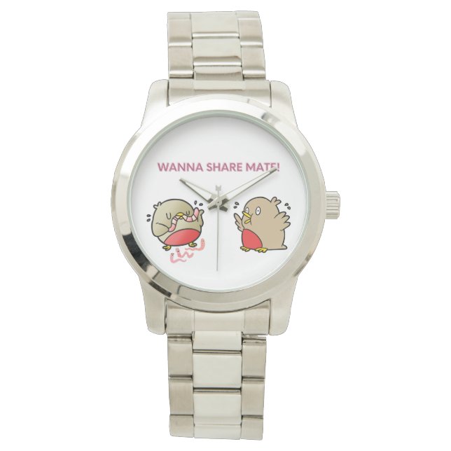 Reloj De Pulsera ¡Quiero compartir a mate! (Anverso)