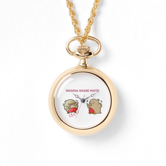 Reloj De Pulsera ¡Quiero compartir a mate! (Anverso)