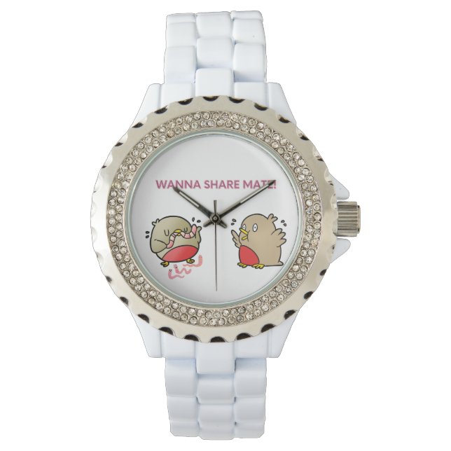 Reloj De Pulsera ¡Quiero compartir a mate! (Anverso)