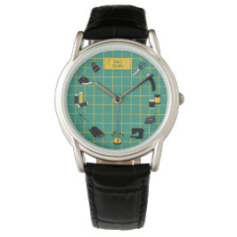 Reloj De Pulsera Quilt Time Personalizar the Label Wristwatch