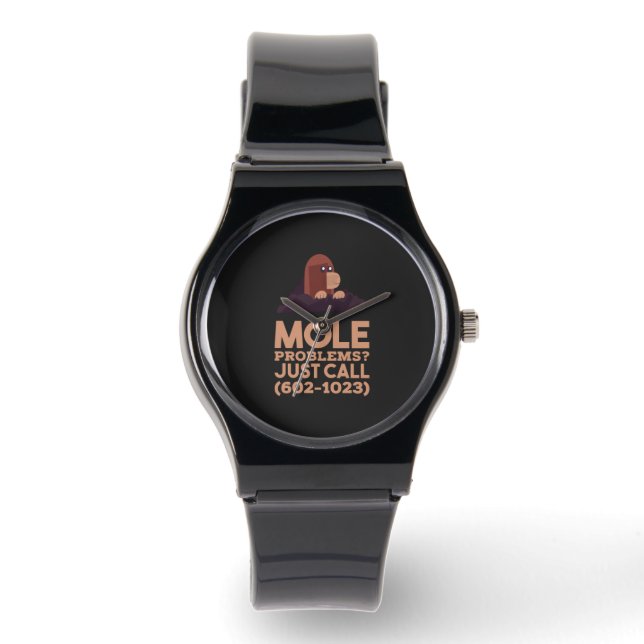 Reloj De Pulsera Química - Problemas de Mol (Anverso)