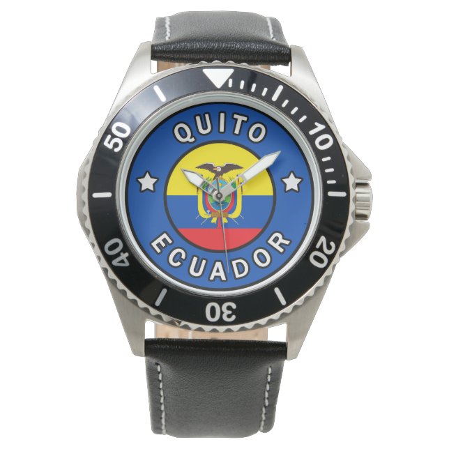 Reloj De Pulsera Quito Ecuador (Anverso)