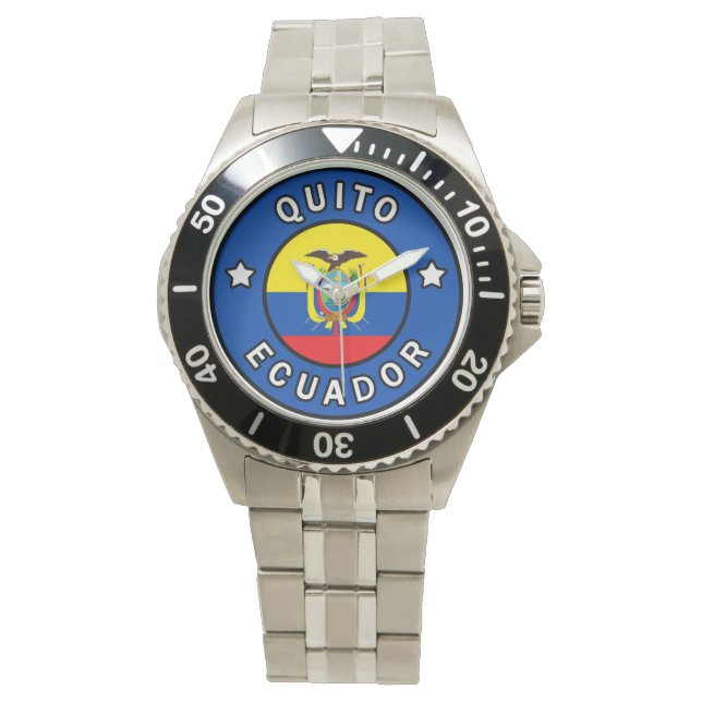 Reloj De Pulsera Quito Ecuador (Anverso)