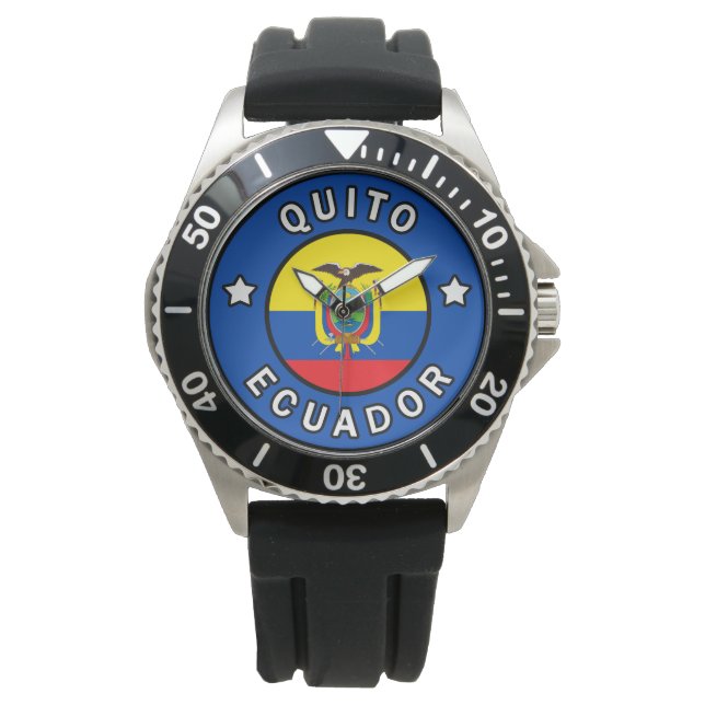 Reloj De Pulsera Quito Ecuador (Anverso)