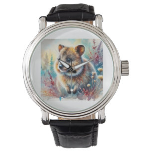 Reloj De Pulsera Quokka in a Vibrant Dreamscape 210824AREF143 - Wat