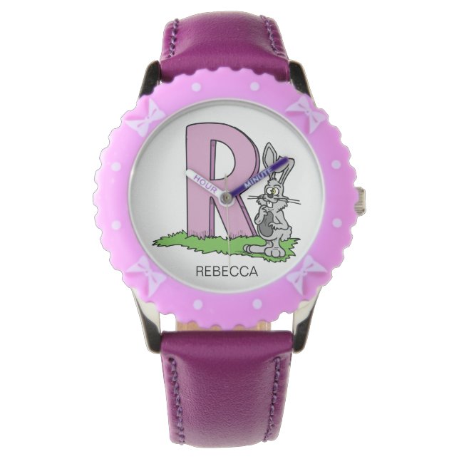 Reloj De Pulsera R es para ___ nombre personalizado Kid's (Anverso)