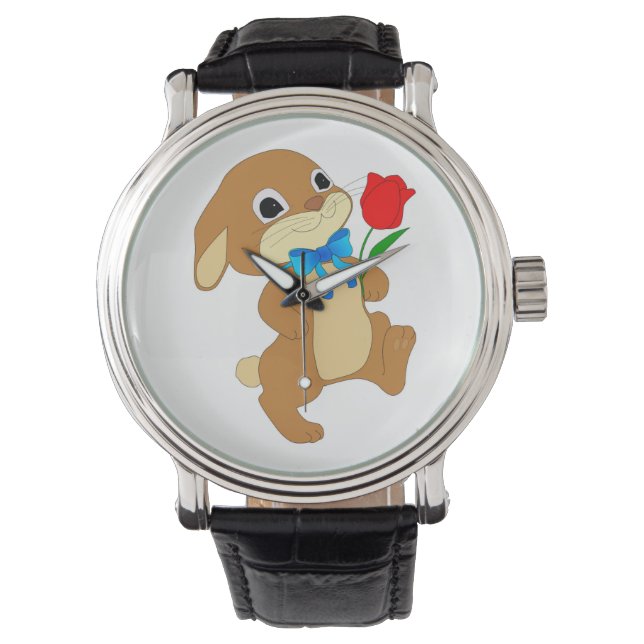 RELOJ DE PULSERA RABBIT IN LOVE (Anverso)