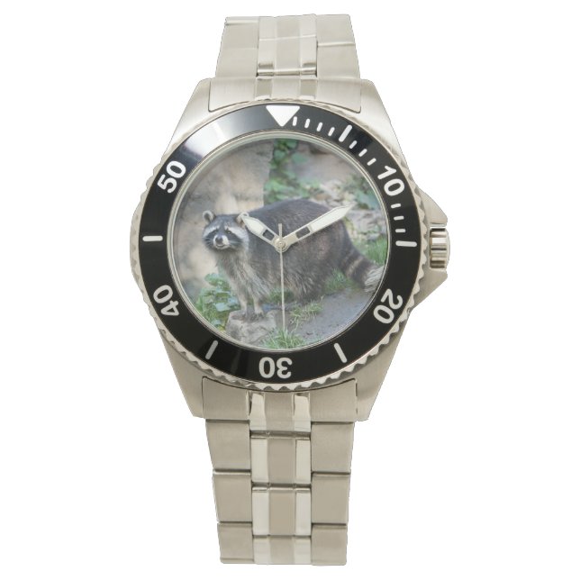 Reloj De Pulsera Raccoon (Anverso)