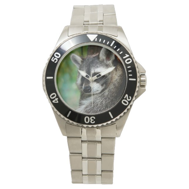 Reloj De Pulsera Raccoon 001 (Anverso)