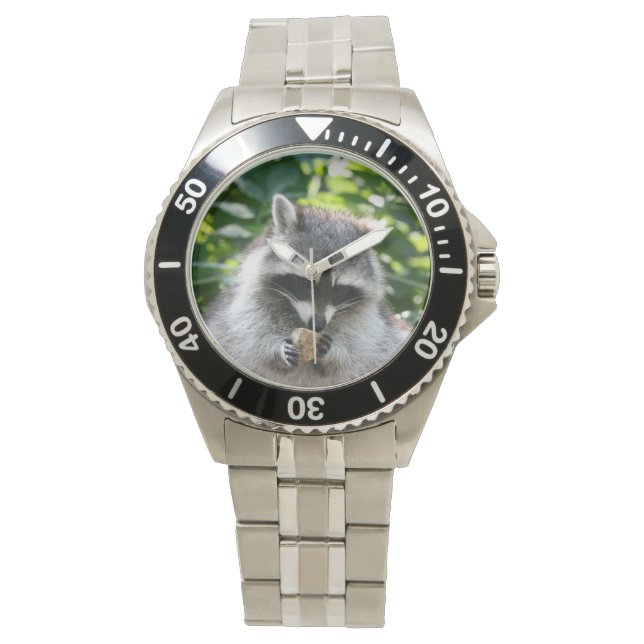 Reloj De Pulsera Raccoon 004 (Anverso)