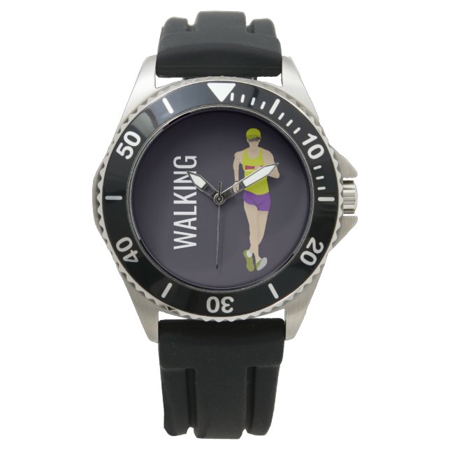 Reloj De Pulsera Race Walking (Anverso)