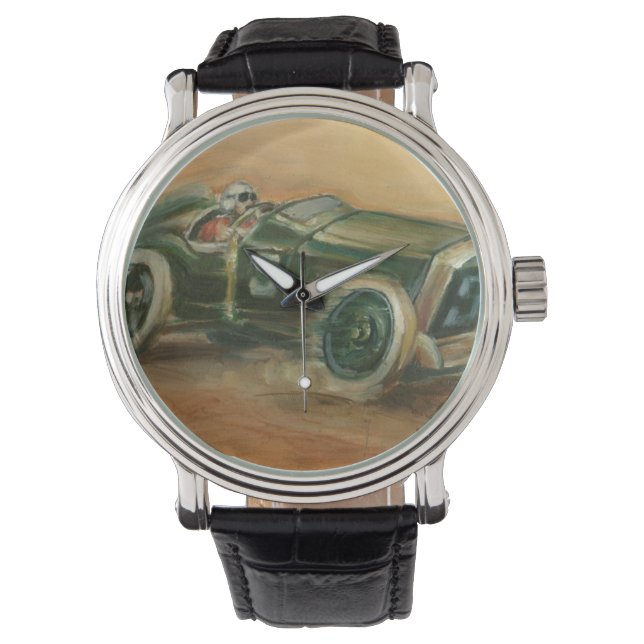 Reloj De Pulsera Racecar del Gran Premio de Francia por Ethan Harpe (Anverso)