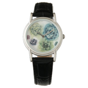 Reloj De Pulsera Racimo de Succulents