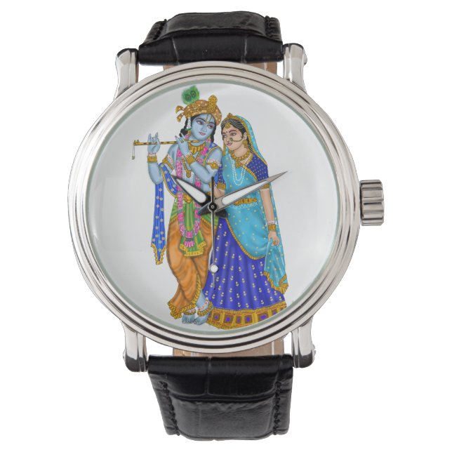 Reloj De Pulsera Radha Krishna Clock (Anverso)