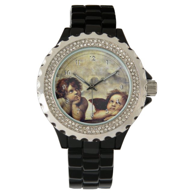 Reloj De Pulsera Rafael: Putti, detalle de la Virgen Madonna (Anverso)