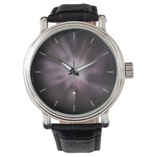 Reloj De Pulsera Ráfaga Cósmica - Explosión Espacial sobre Negro