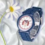 Reloj De Pulsera Raggedy Ann Face personalizada<br><div class="desc">Personalice con un nombre el reloj de pulsera de muñeca Raggedy Ann de este niño. Con una linda imagen de la cara de una muñeca Raggedy en rojos y azul con detalles decorativos del borde del corazón. Elija entre una selección de estilos de cara de reloj y colores de correa....</div>