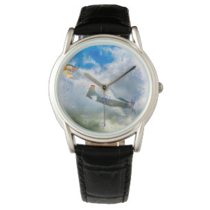Reloj De Pulsera RAIDERS DE LA FUERZA AÉREA DE LAS Aeronaves WW2