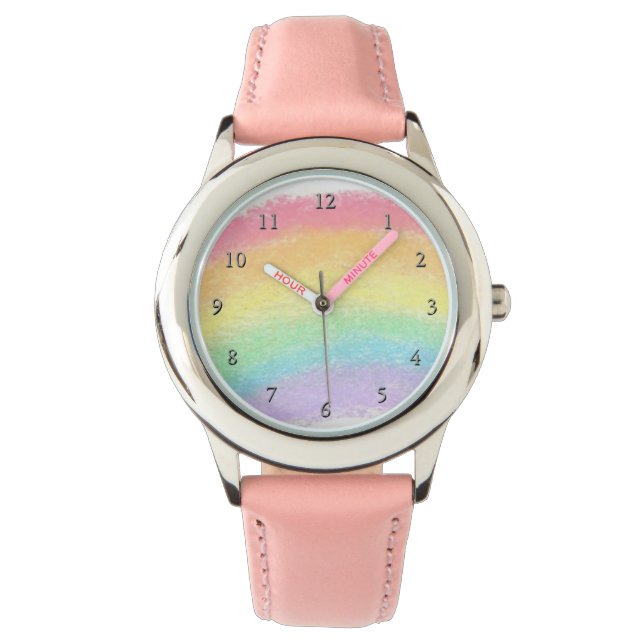 Reloj De Pulsera Rainbow Girly (Anverso)