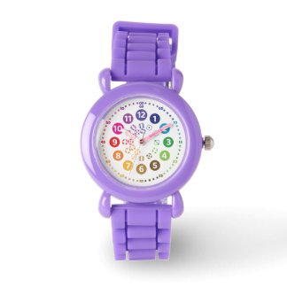 Reloj De Pulsera rainbowatch Lernuhr Schulkinder mit Würfel-Design