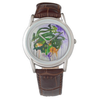Reloj De Pulsera Raíz suave, ardiente Bloom Tondo WATCH