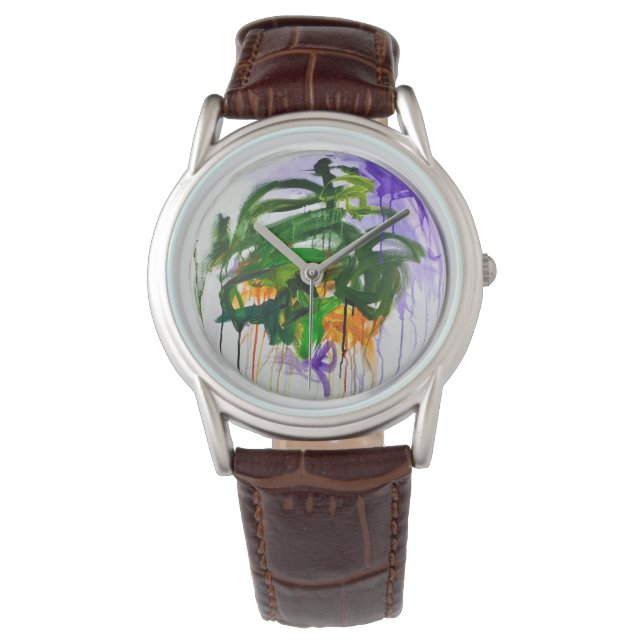 Reloj De Pulsera Raíz suave, ardiente Bloom Tondo WATCH (Anverso)