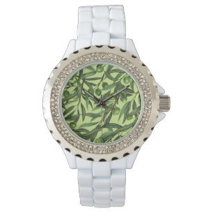 Reloj De Pulsera Ramas de oliva en verde oliva