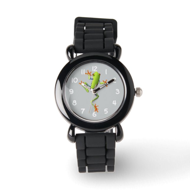 Reloj De Pulsera Rana De Árbol Cutáneo (Anverso)