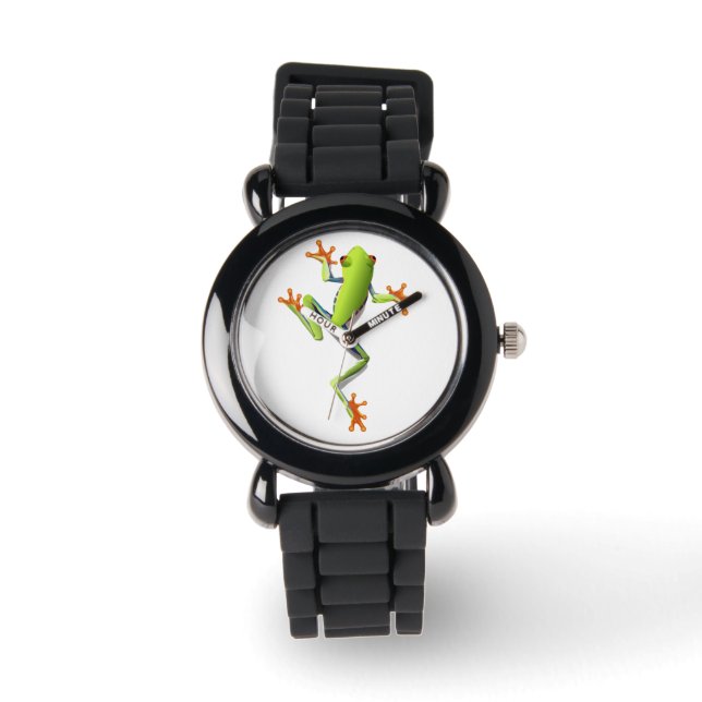 Reloj De Pulsera Rana De Árbol Cutáneo (Anverso)
