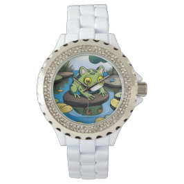 Reloj De Pulsera Rana de gato