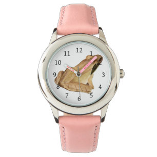 Reloj De Pulsera Rana de madera