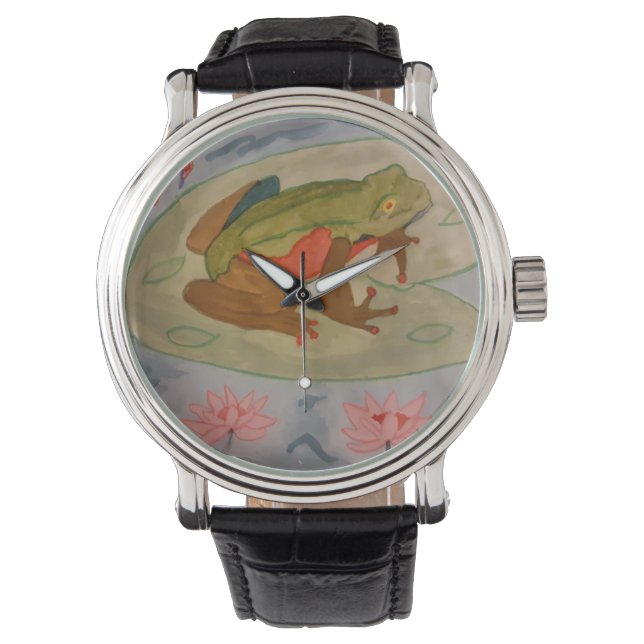 Reloj De Pulsera Rana de verano (Anverso)