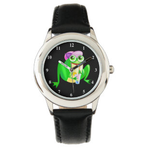 Reloj De Pulsera Rana feliz Fiesta