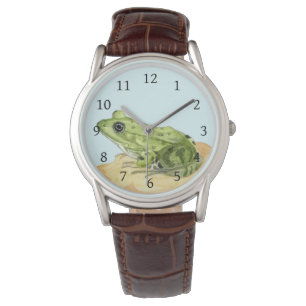 Reloj De Pulsera Rana verde
