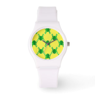 Reloj De Pulsera Ranas lindas del dibujo animado