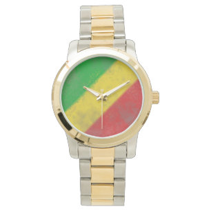 Reloj De Pulsera Rasta Wristwatch