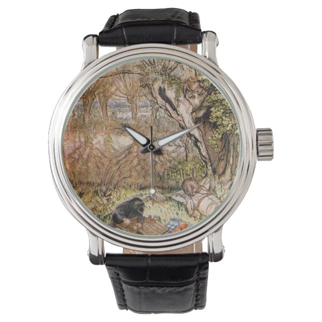 Reloj De Pulsera Rat Y Mole Tienen Un Picnic - Arthur Rackham (Anverso)