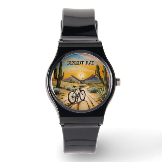 Reloj De Pulsera Rata del desierto, personalizable (Anverso)
