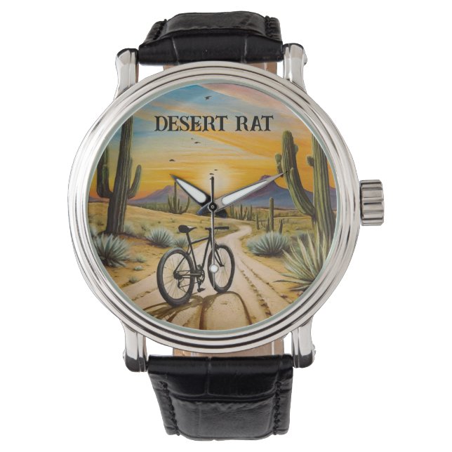 Reloj De Pulsera Rata del desierto, personalizable (Anverso)