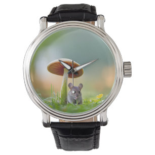 Reloj De Pulsera Ratón bajo hongo
