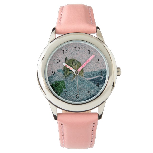 Reloj De Pulsera Ratón y zapatilla (Anverso)