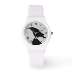 Reloj De Pulsera Raven Crow Wildlife Bird Raven Lover