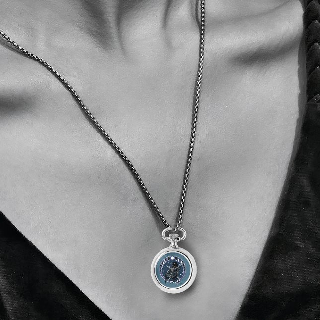 Reloj De Pulsera Raven Moon Phases Stars Blue (Subido por el creador)