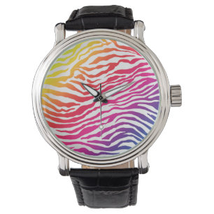 Reloj De Pulsera Rayas del arco iris