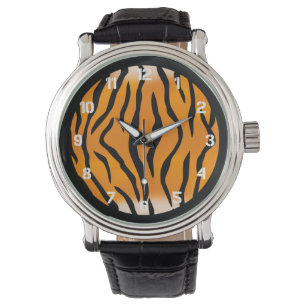Reloj De Pulsera Rayas salvajes del tigre