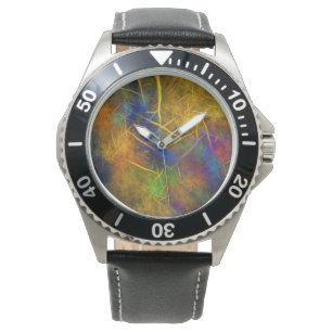 Reloj De Pulsera Rayo fractal (llama de tormenta)