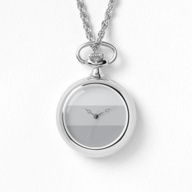 Reloj De Pulsera Rayo gris plateado (Anverso)