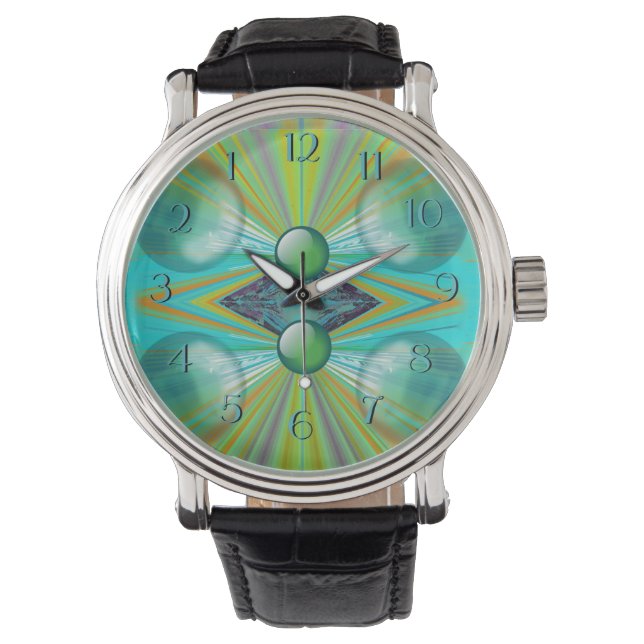 Reloj De Pulsera RAYS sobre el retroceso de los planetas (Anverso)