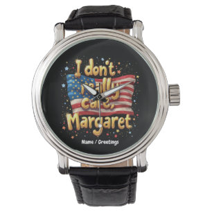 Reloj De Pulsera Realmente no me importa, Margaret Funny y Trendy C